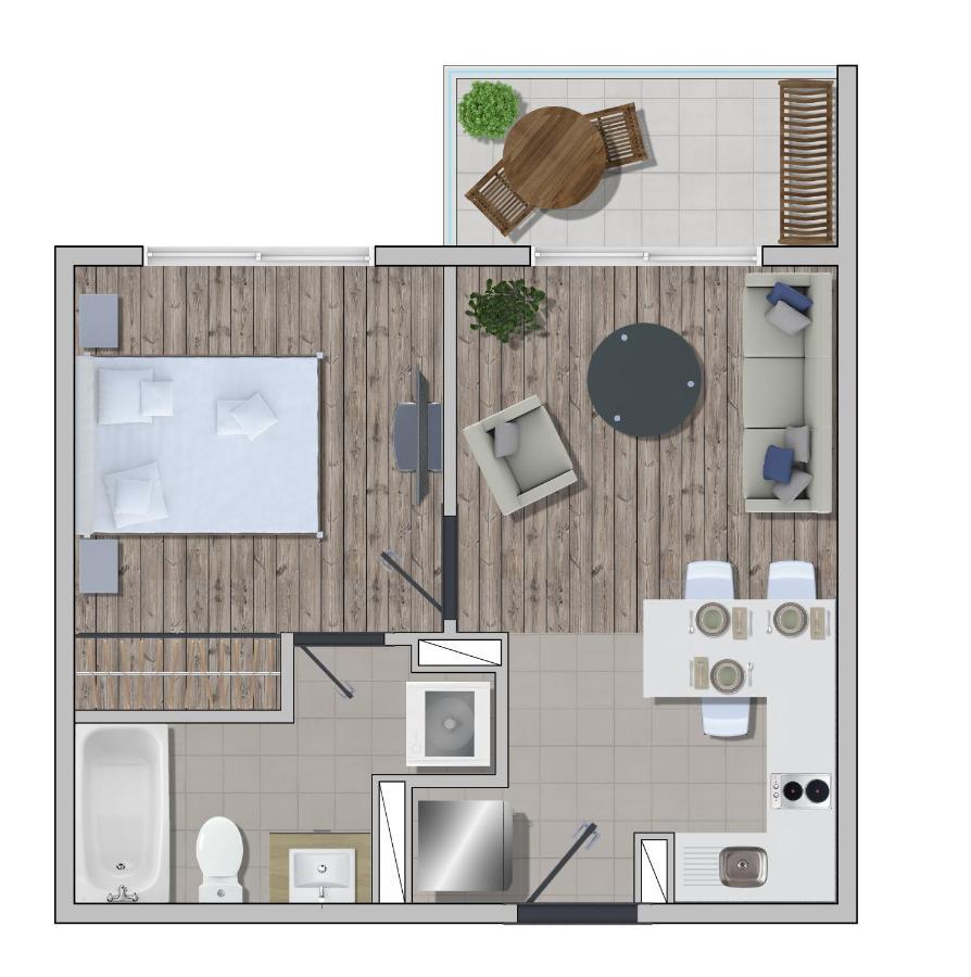 Nuevo Y Muy Bien Equipado Departamento En Pucon Apartment ภายนอก รูปภาพ